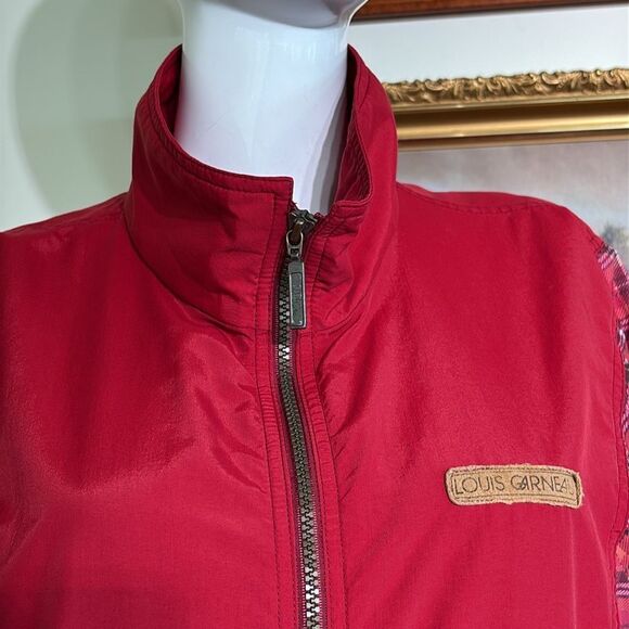 Vintage Garneau Plaid Windbreaker Bomber Jacket - Picture 9 of 16